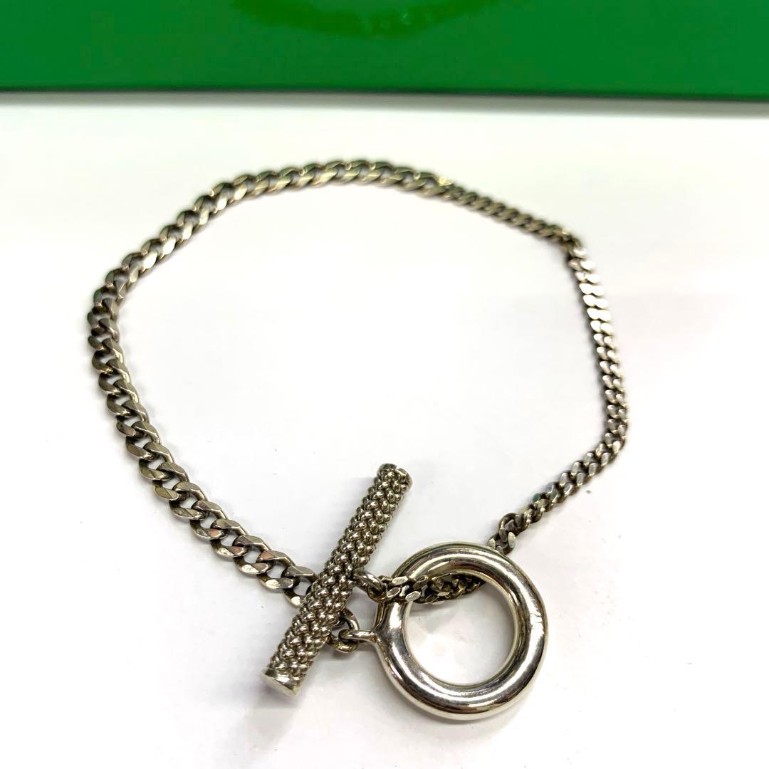 ボッデガヴェネタ　Tバー　ブレス　シルバー　Ag925