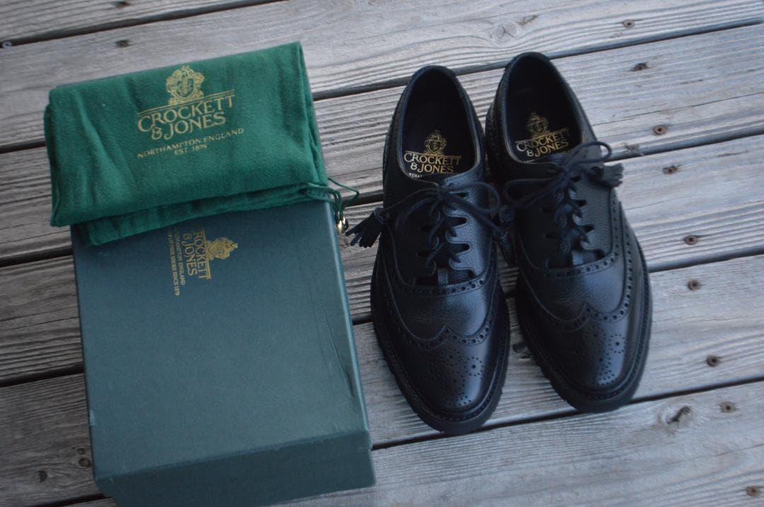 新品　CROCKETT＆JONES　GHILIE2　6E　ブラック　カントリー