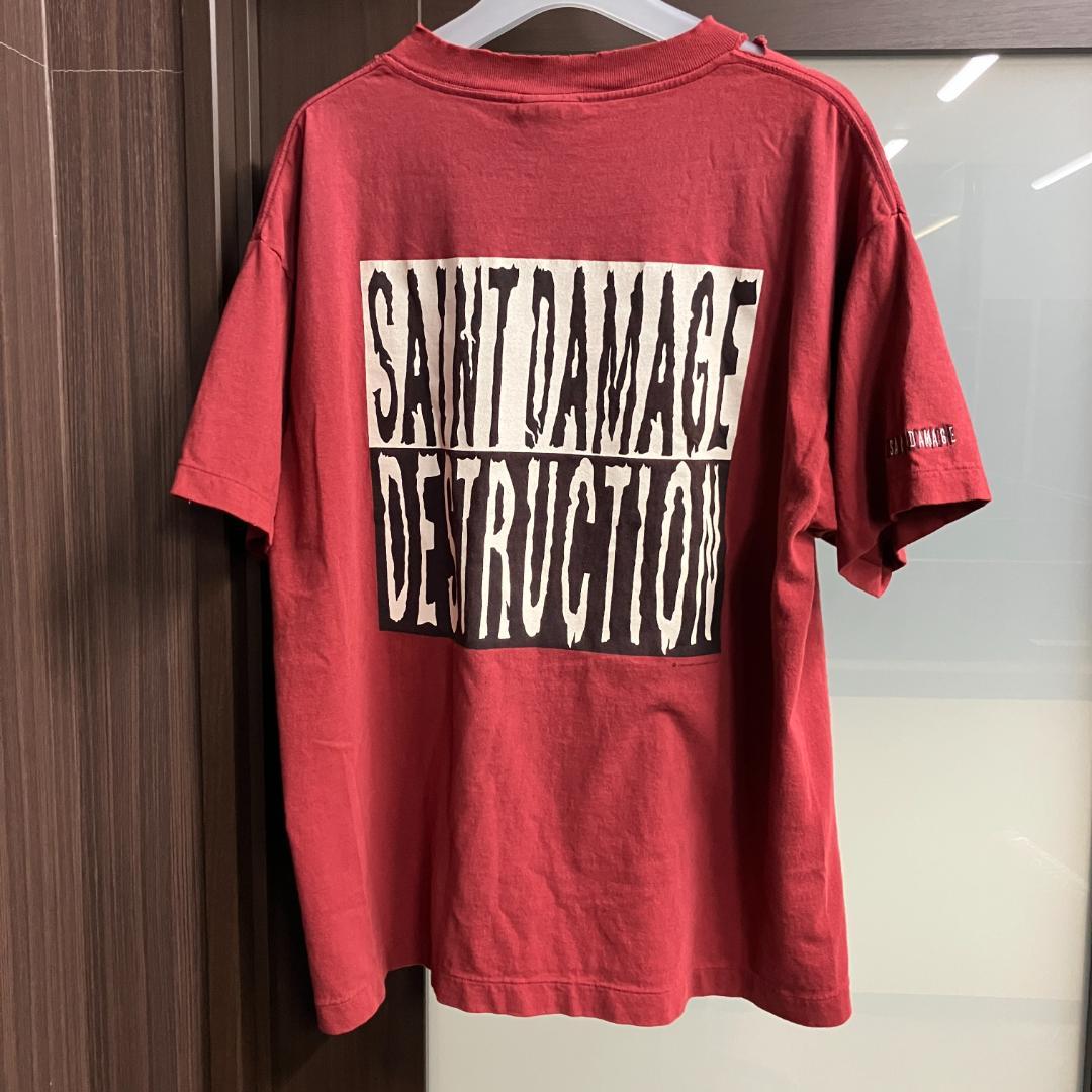 SAINT MICHAEL SS Tee ? レッド M