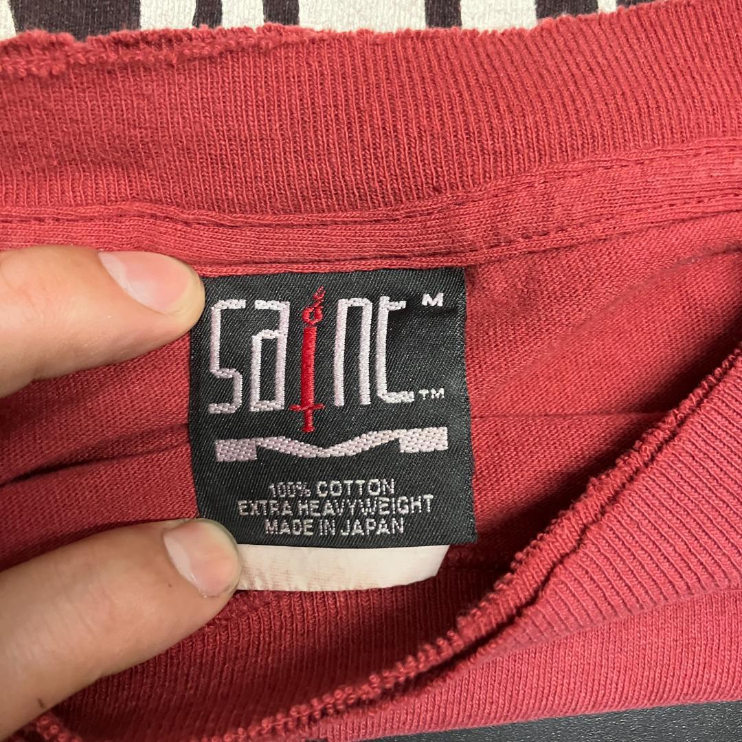 SAINT MICHAEL SS Tee ? レッド M