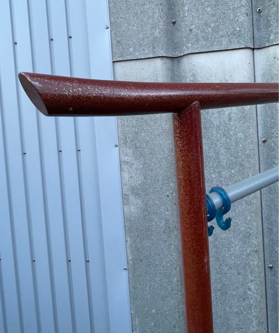 稀少/古道具/当時物/無垢材/木製/衣紋掛け/衣桁/着物掛け/28