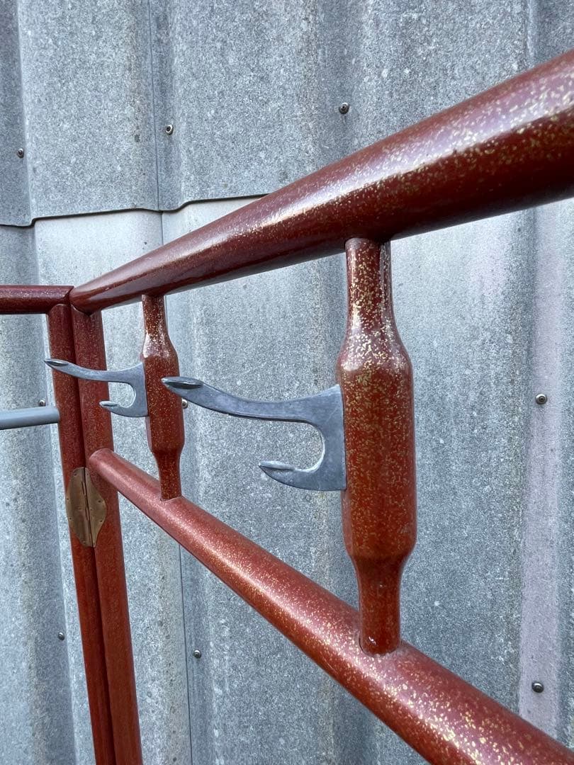 稀少/古道具/当時物/無垢材/木製/衣紋掛け/衣桁/着物掛け/28