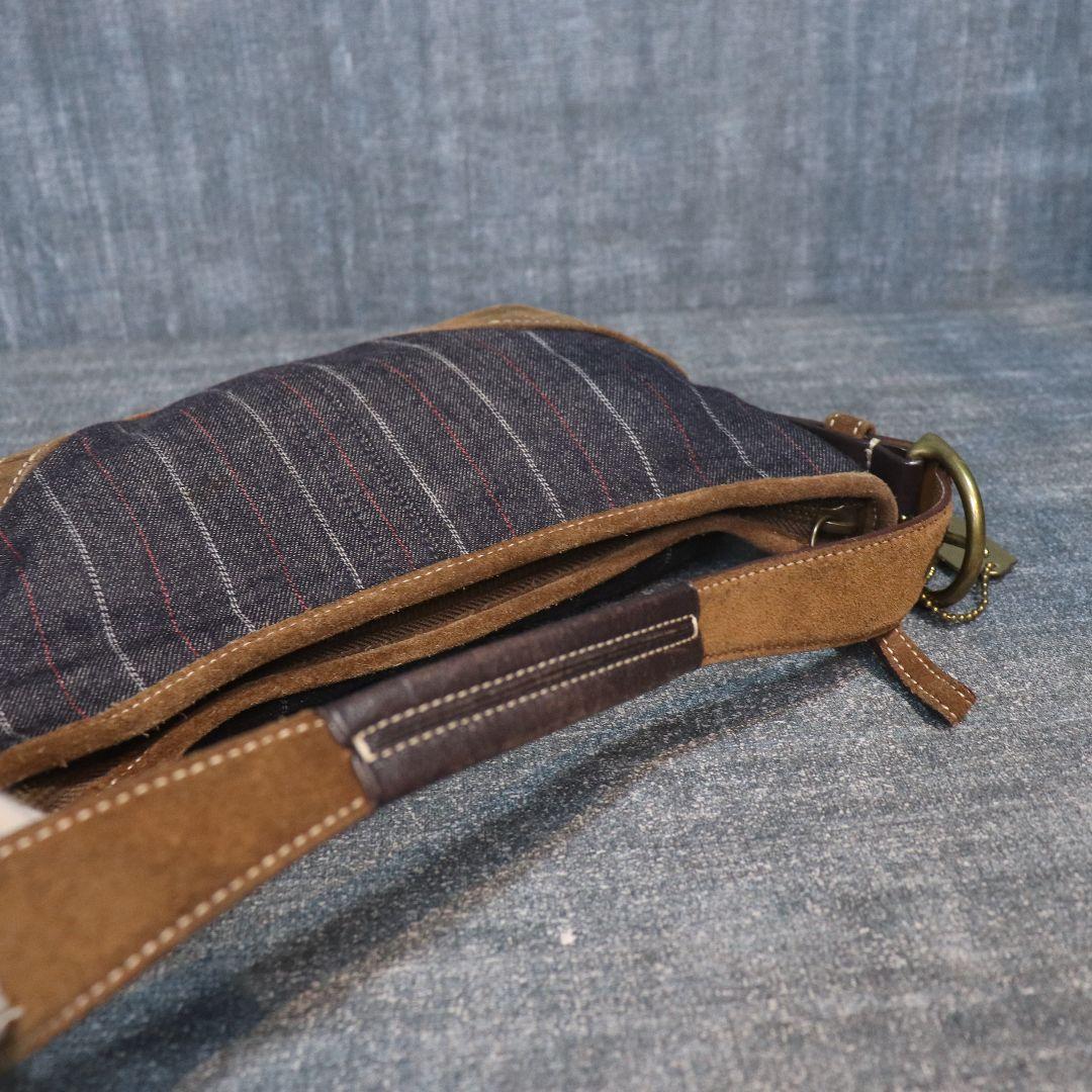 バッグ COACH Hobo Denim ShoulderBAG Suede