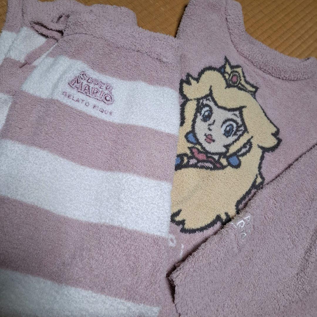 ジェラートピケ SUPER MARIOピーチ姫 ルームウェアセット