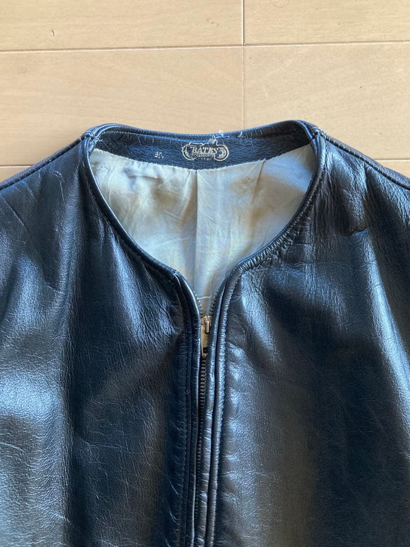 最初期 50s 60s BATES ベイツ ビンテージ ライダース レザー