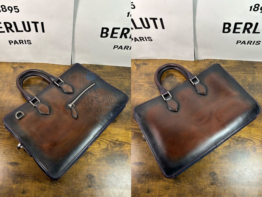 Berluti アンジュール　Un Jour ヴェネチアレザー ブリーフケース