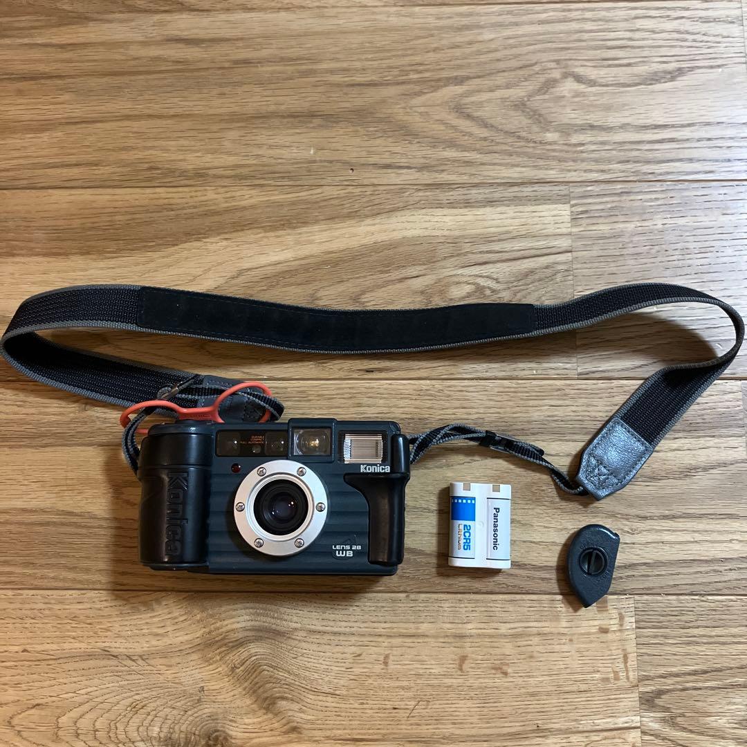 Konica コニカ 現場監督 Lens 28WB フィルムカメラ