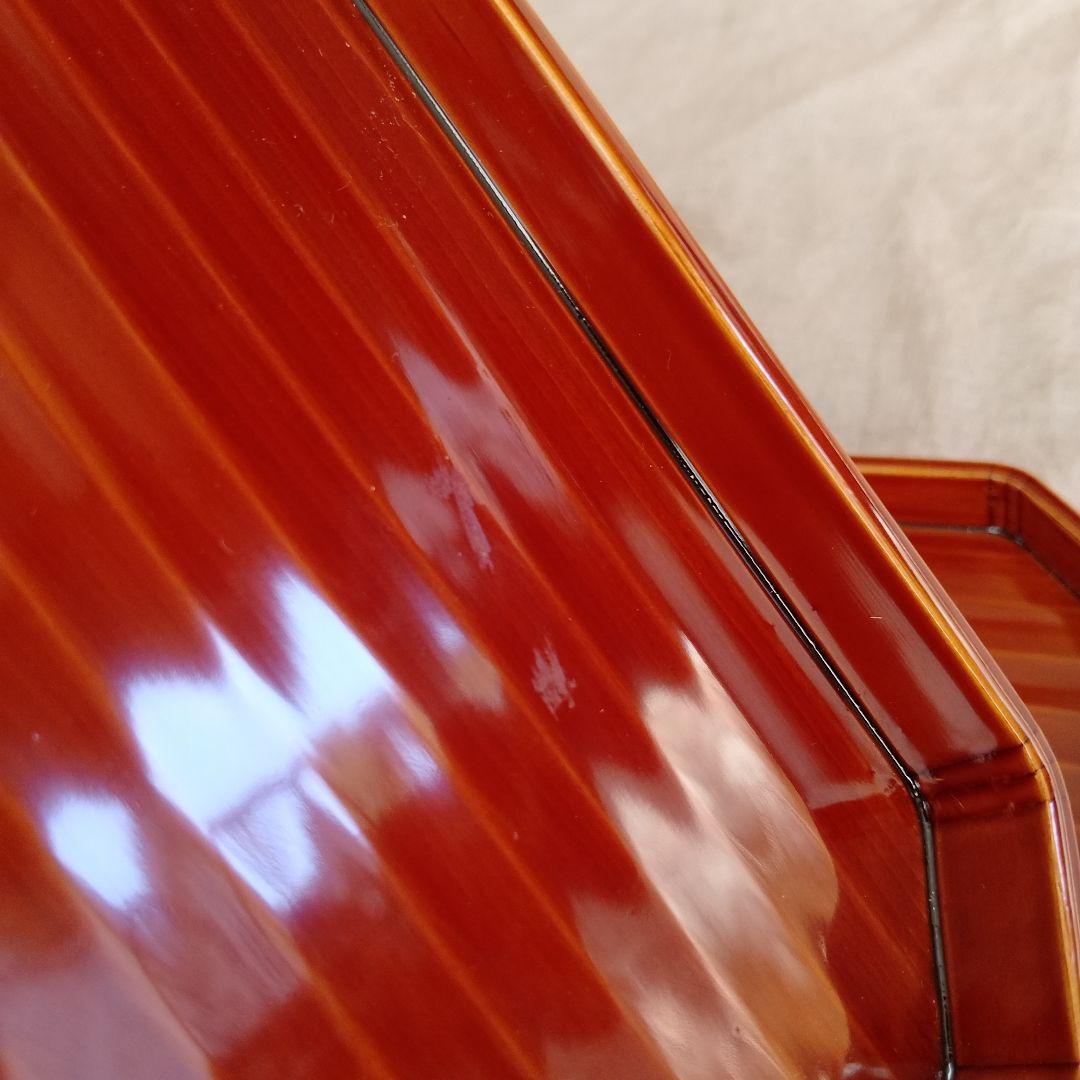 飛騨春慶　懐石膳　四角盆　4枚