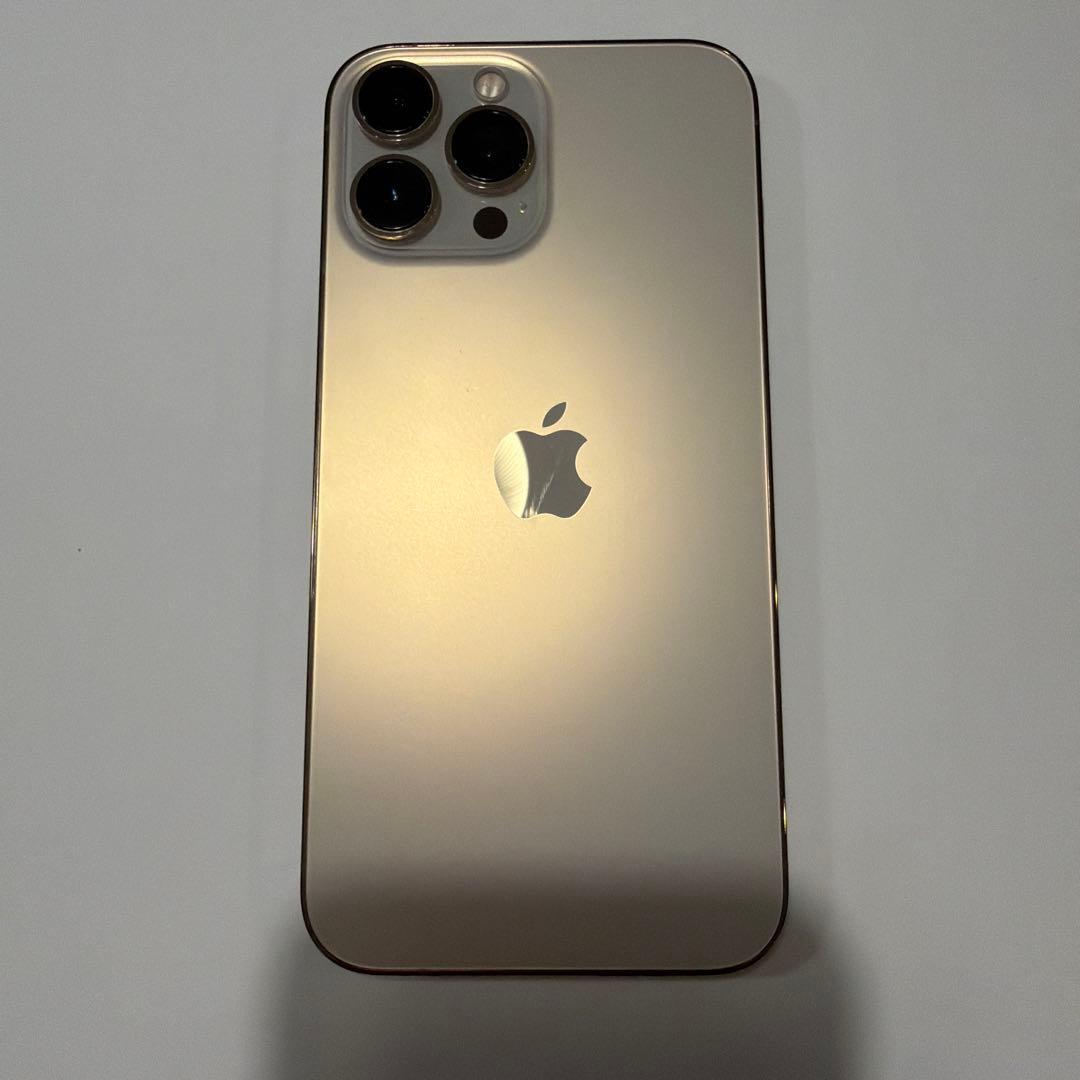 iPhone13 ProMax 256GB ゴールド SIMロックなし 美品