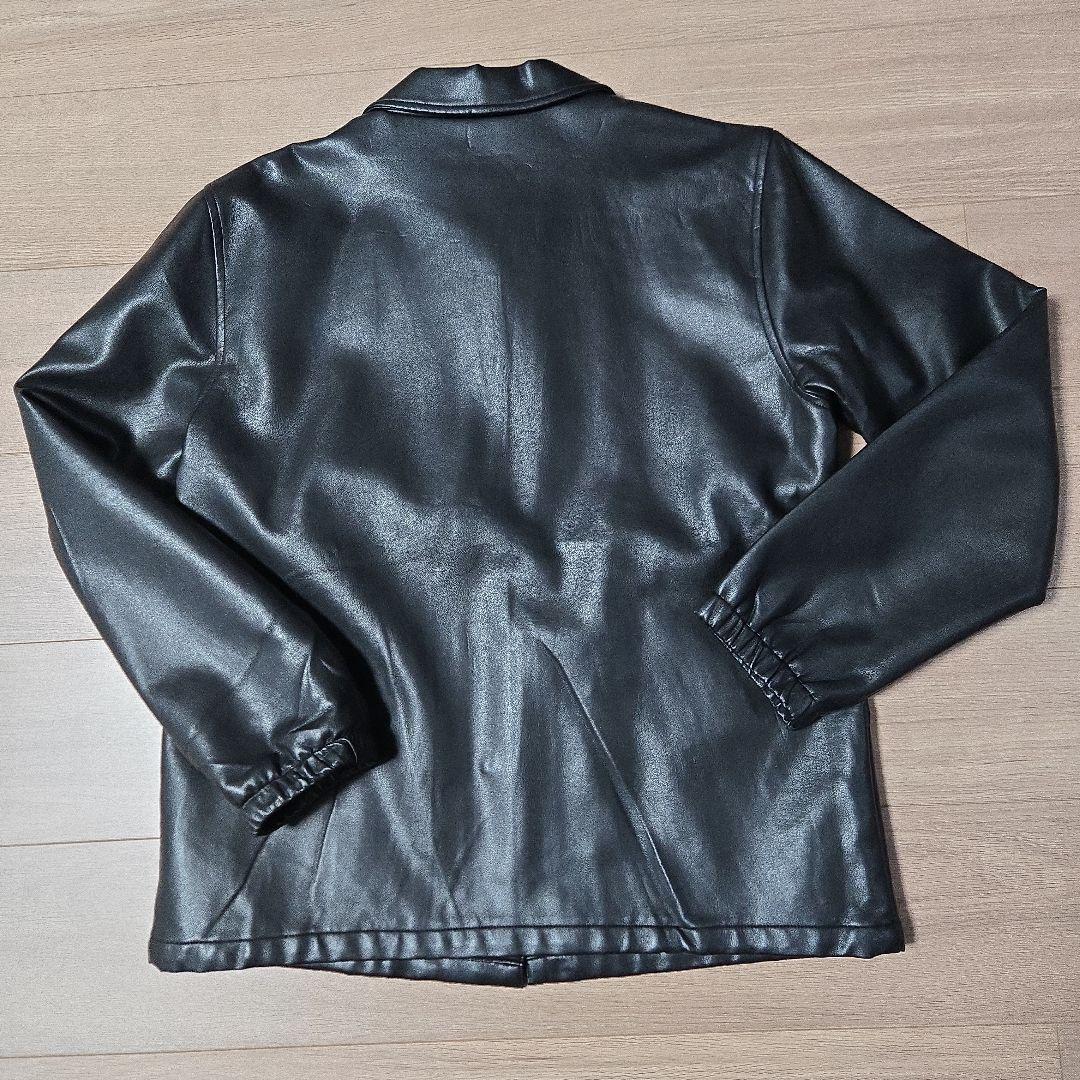 STUSSY　PU革ジャン　レザージャケット　希少　即完売モデル