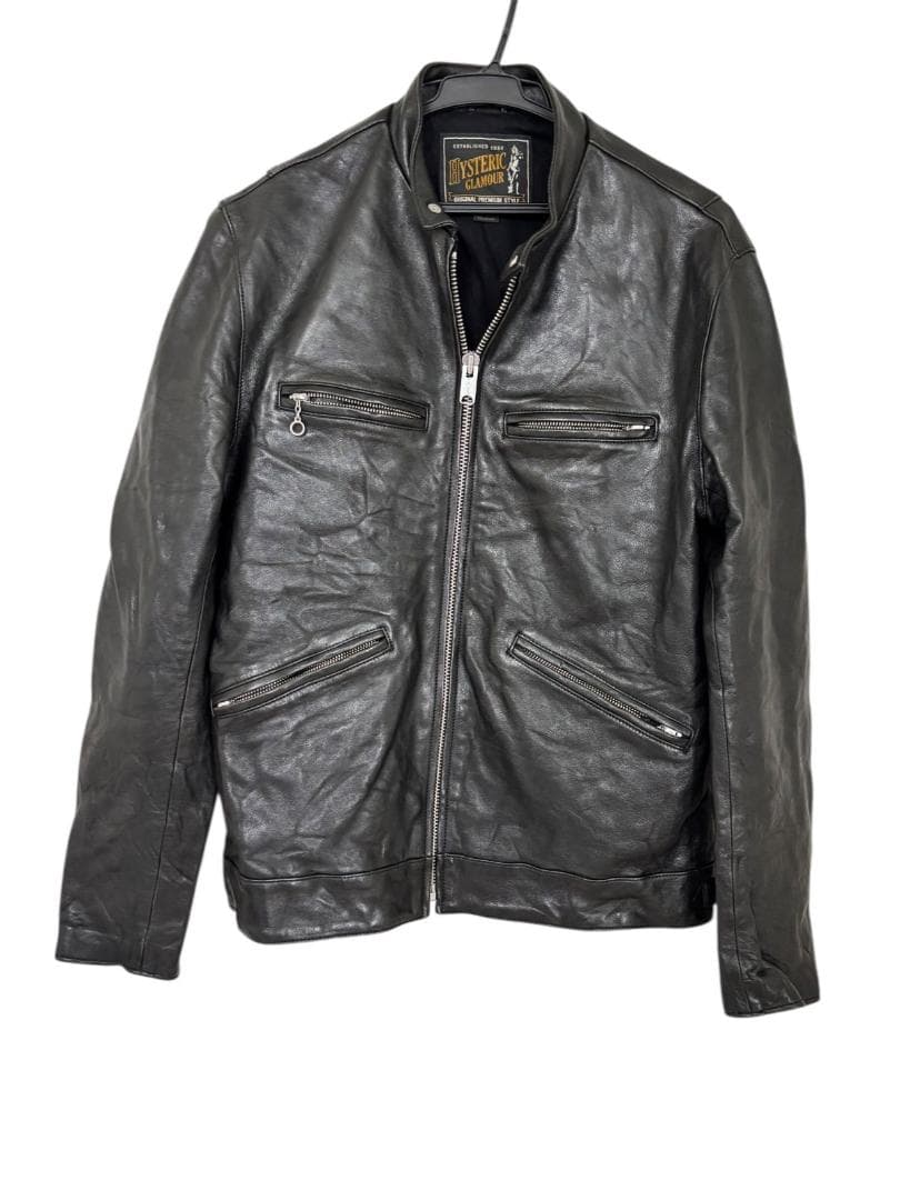 ヒステリックグラマー レザージャケット 長袖 ブラック メンズ M G5
