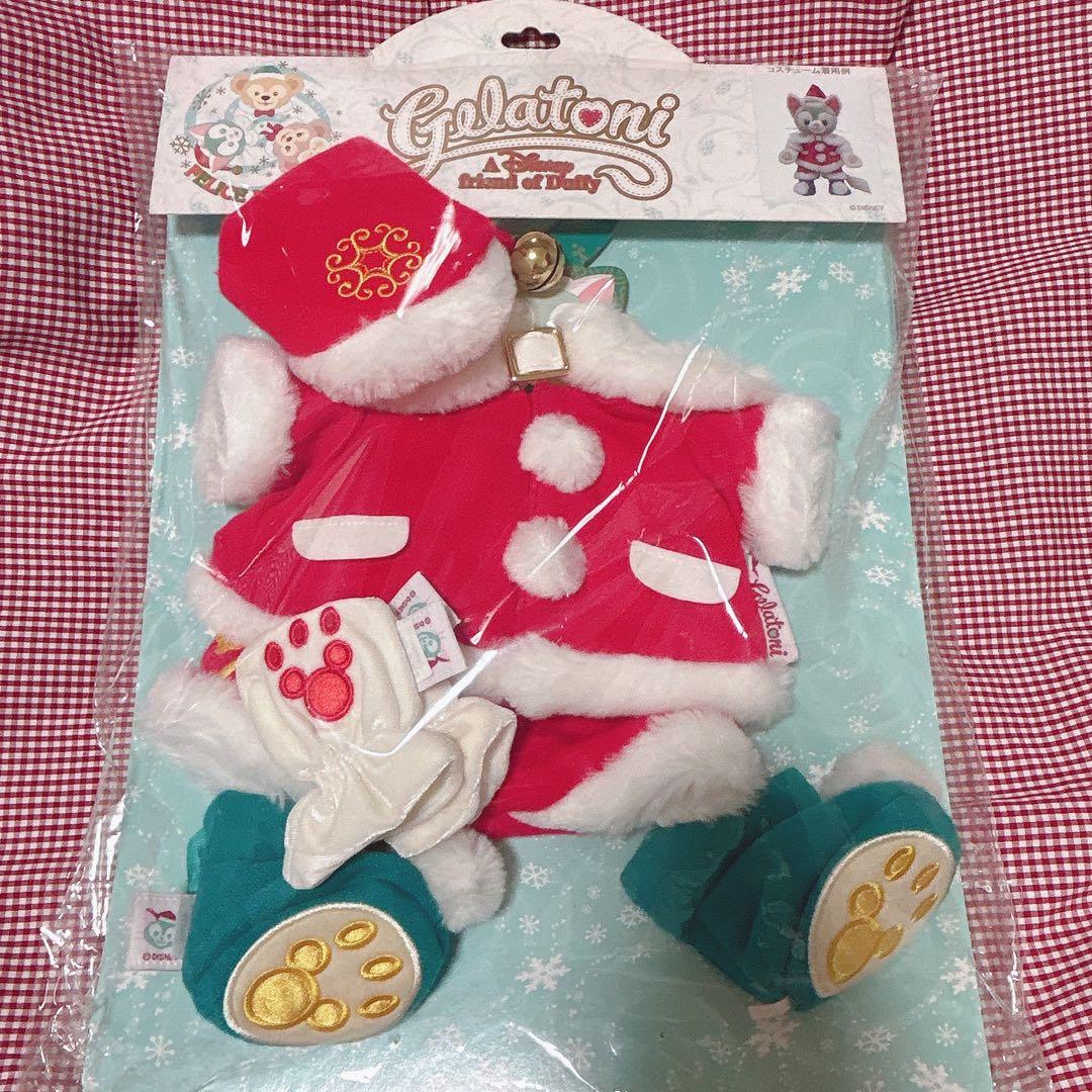 【新品.台紙付き】☆ディズニーシー☆ジェラトーニ　サンタクリスマスコスチューム☆