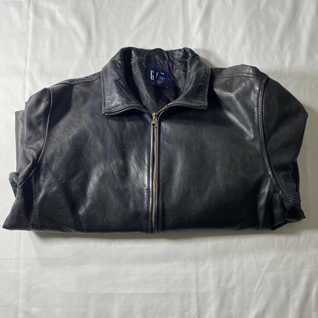 ジャケット・アウター 00s Gap Leather Jacket Black Y2K