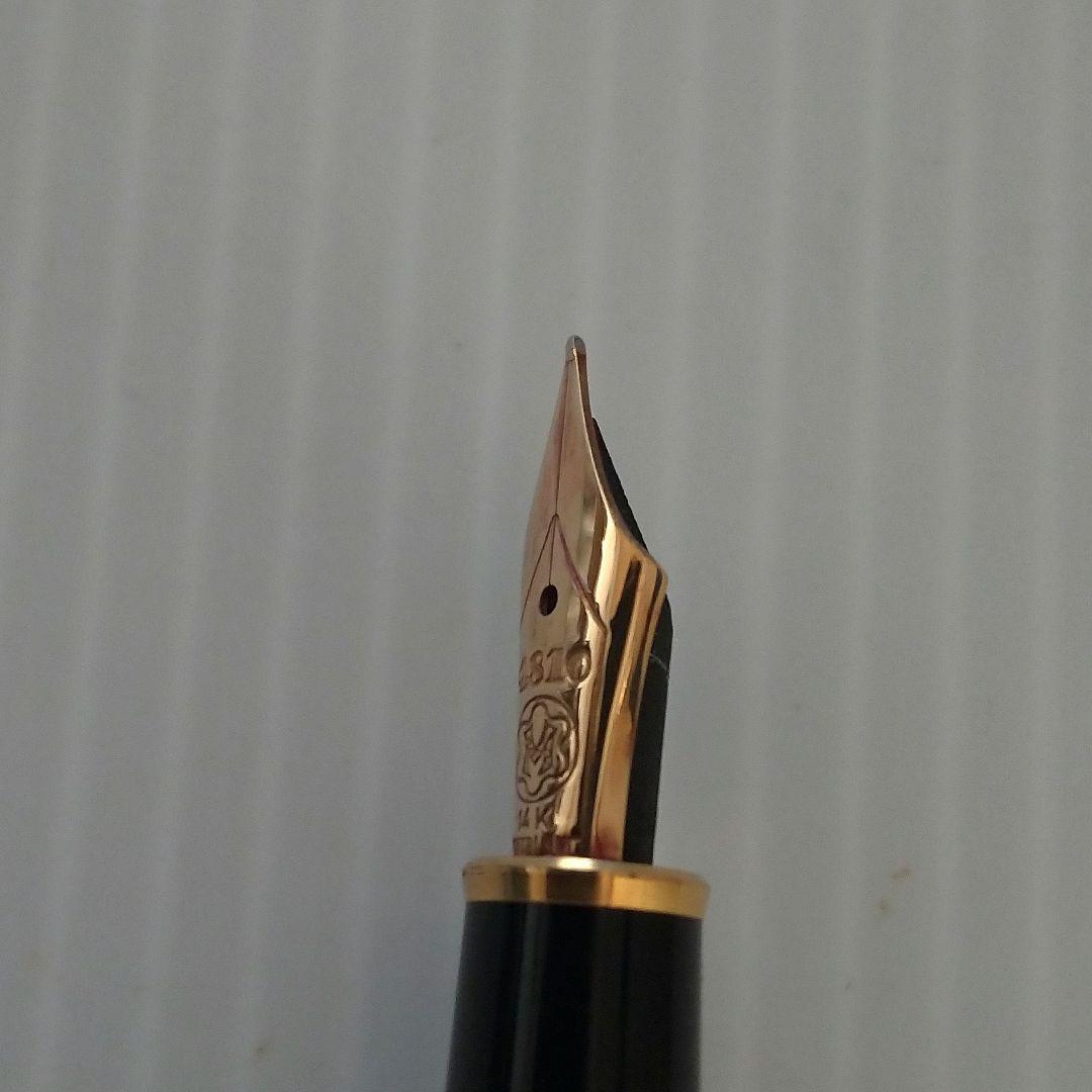 【初期型】モンブラン万年筆　マイスターシュテュック＃144　ブラック　◆