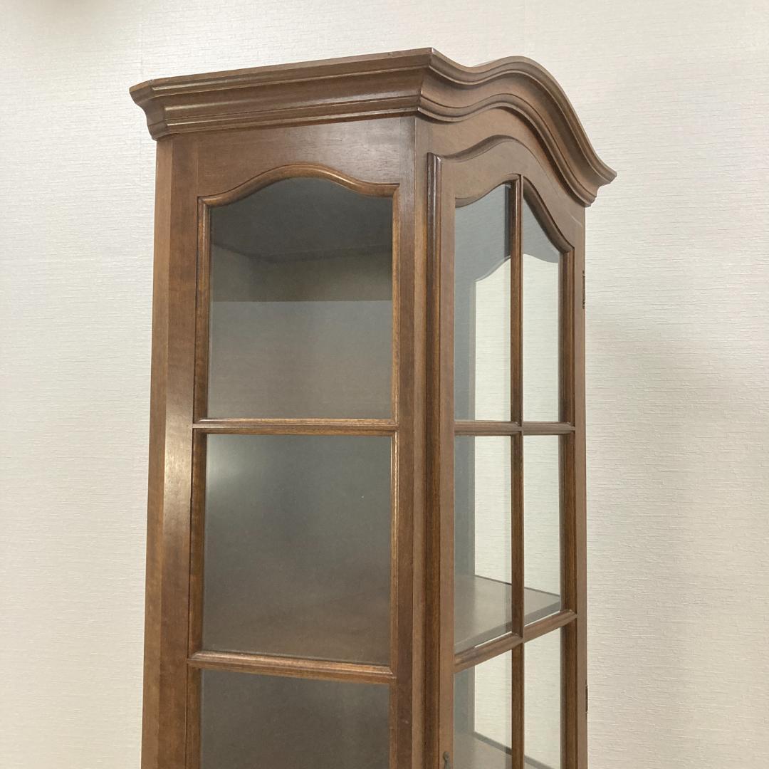 アンティーク キュリオケース 飾り棚 ショーケース キャビネット