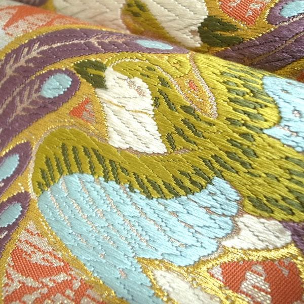 袋帯 京都 西陣 452 となみ織物 幽玄の美 宝生閑 監修 中古 kp1751