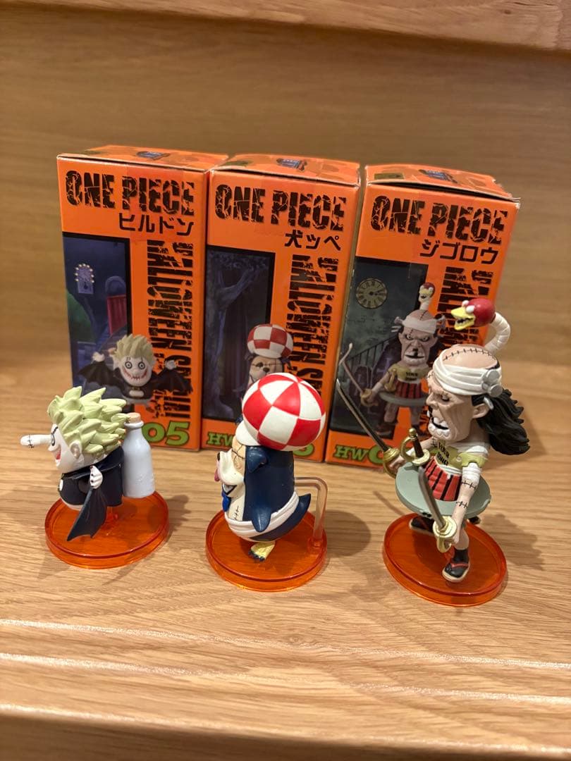 ワンピース ワーコレハロウィンスペシャル ヒルドン　犬っぺ　ジゴロウ　3体セット
