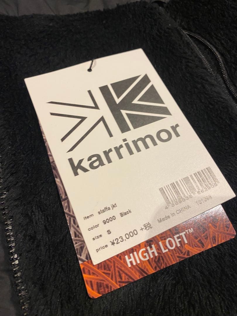 Karrimor staffa jkt フリース・S・黒・ポーラテック・タグあり