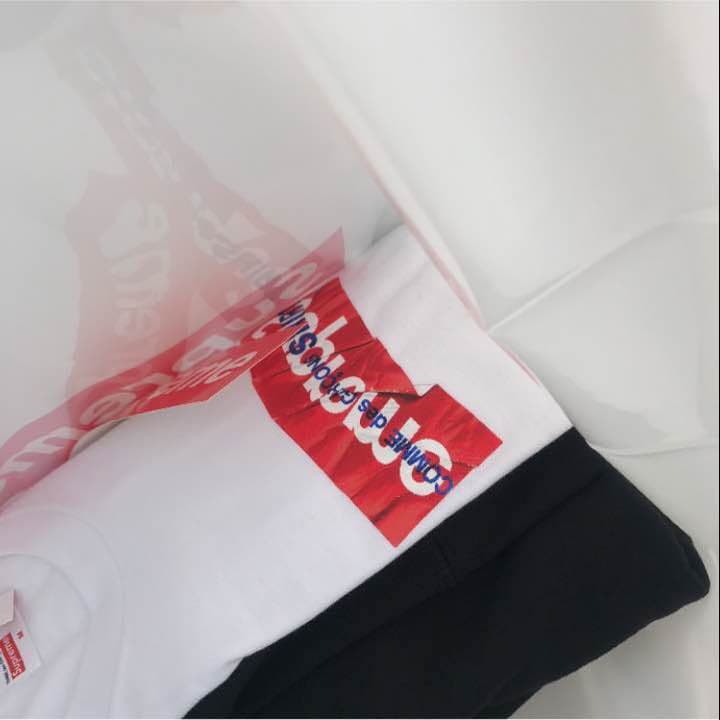 Medium Supreme × Comme 白シャツ M