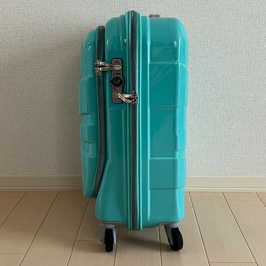 【6/15まで】Bianchiビアンキ スーツケース(32L) チェレステ