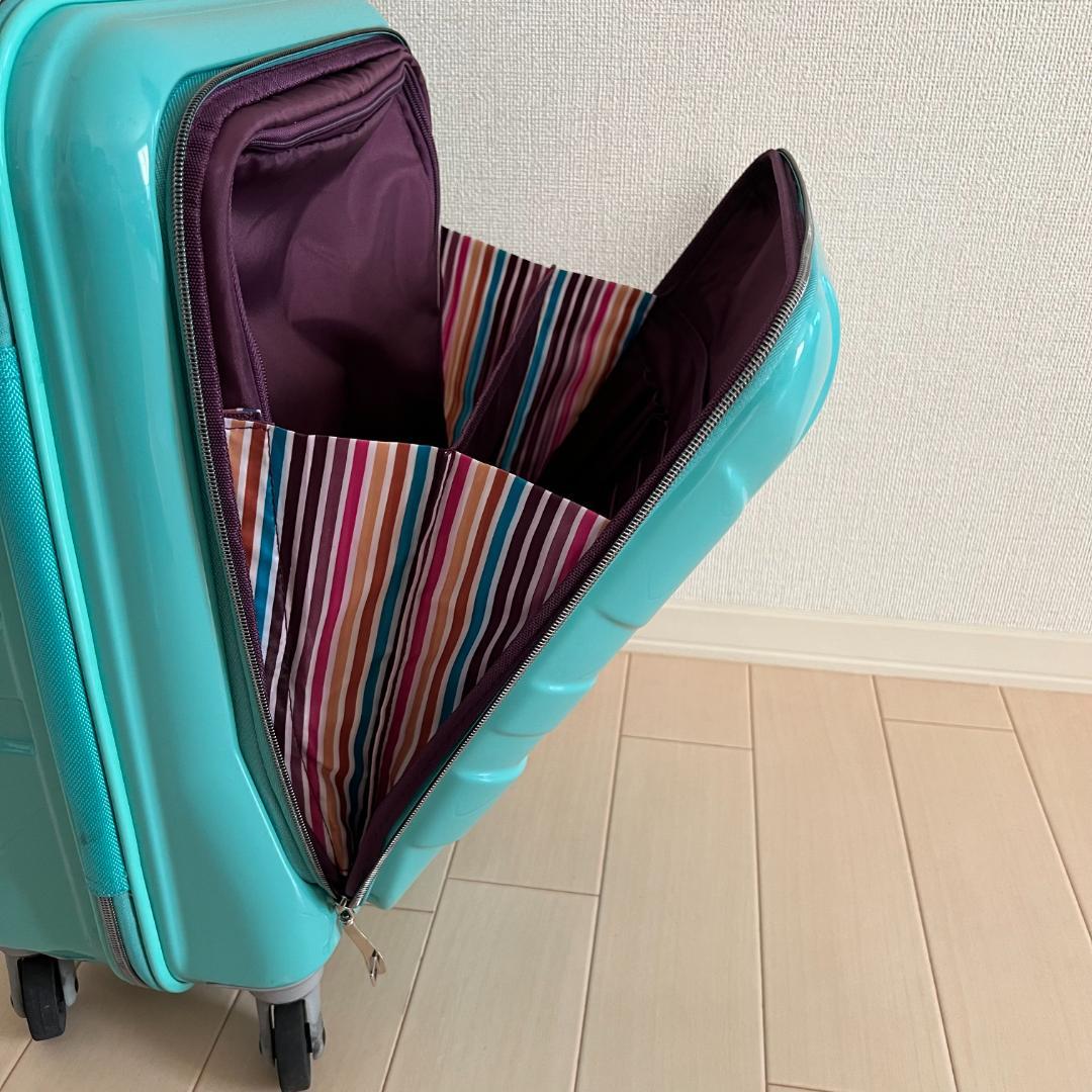 【6/15まで】Bianchiビアンキ スーツケース(32L) チェレステ