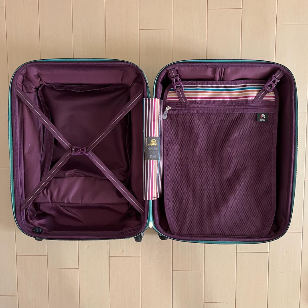 【6/15まで】Bianchiビアンキ スーツケース(32L) チェレステ