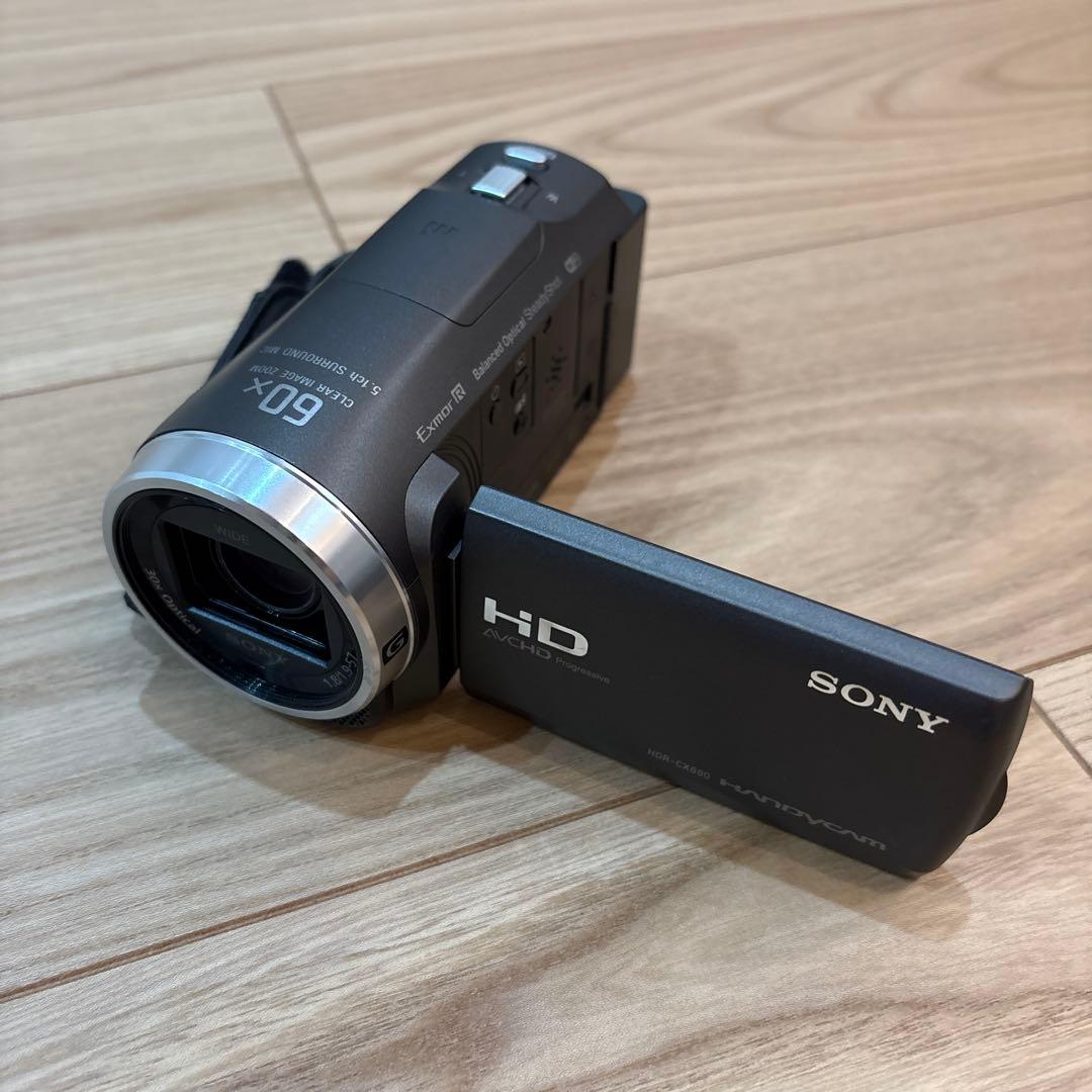 最終値下げ！ほぼ新品！！SONY HDR-CX680 ソニービデオカメラ