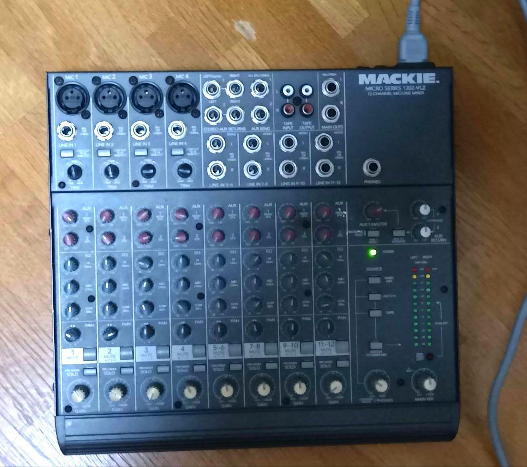 MACKIE 1202VLZ　アナログナミキサー 12チャンネル 　マッキー
