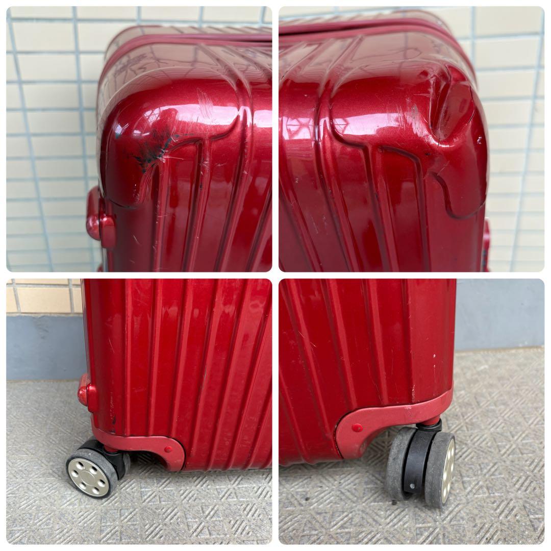 入手困難 廃盤品 リモワ サルサデラックス 大容量 873.7 7泊以上 レッド