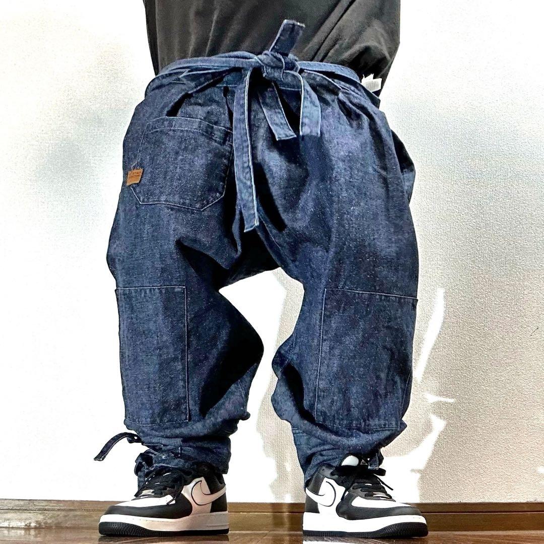 ジースターロウINAKAYAデニムパンツGパンダブルニールーズレアアメリカ古着