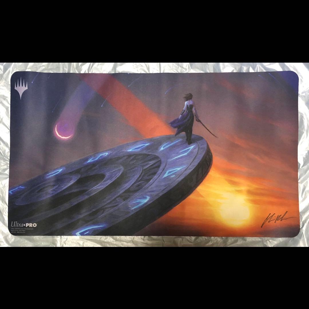 mtg プレイマット time walk サインド Chris Rahn サイン