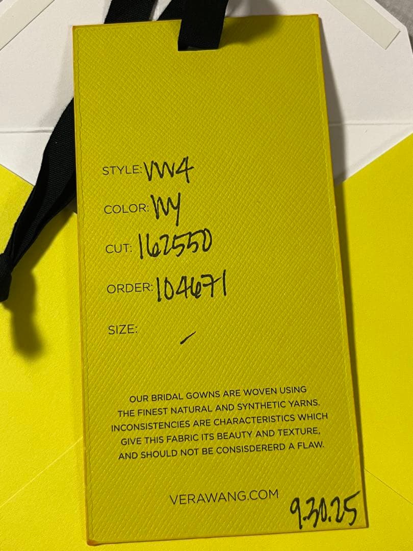 【極美品】VERA WANG ヴェラウォン 2段ベール VW4