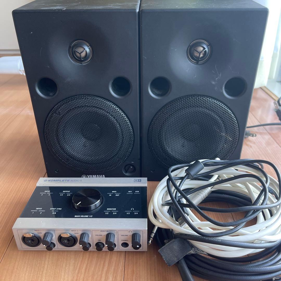 Yamaha スタジオモニターMPS5 & KOMPLETE AUDIO 6