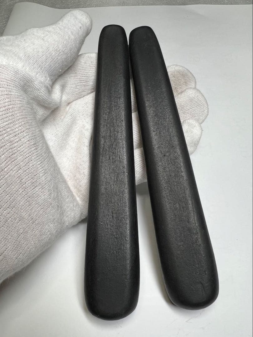 老舗高級稀少ヘラ古墨2点 極上42gx2得！