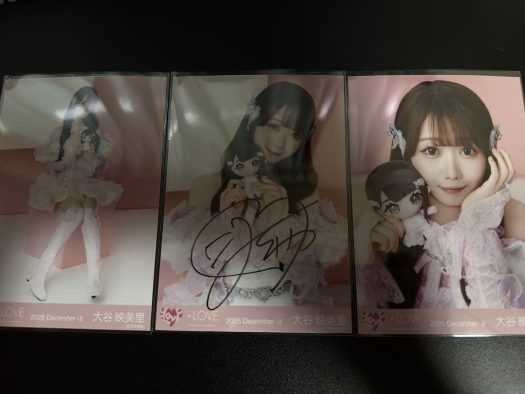 ＝LOVE 大谷映美里　生写真　コンプ　チュウ　直筆