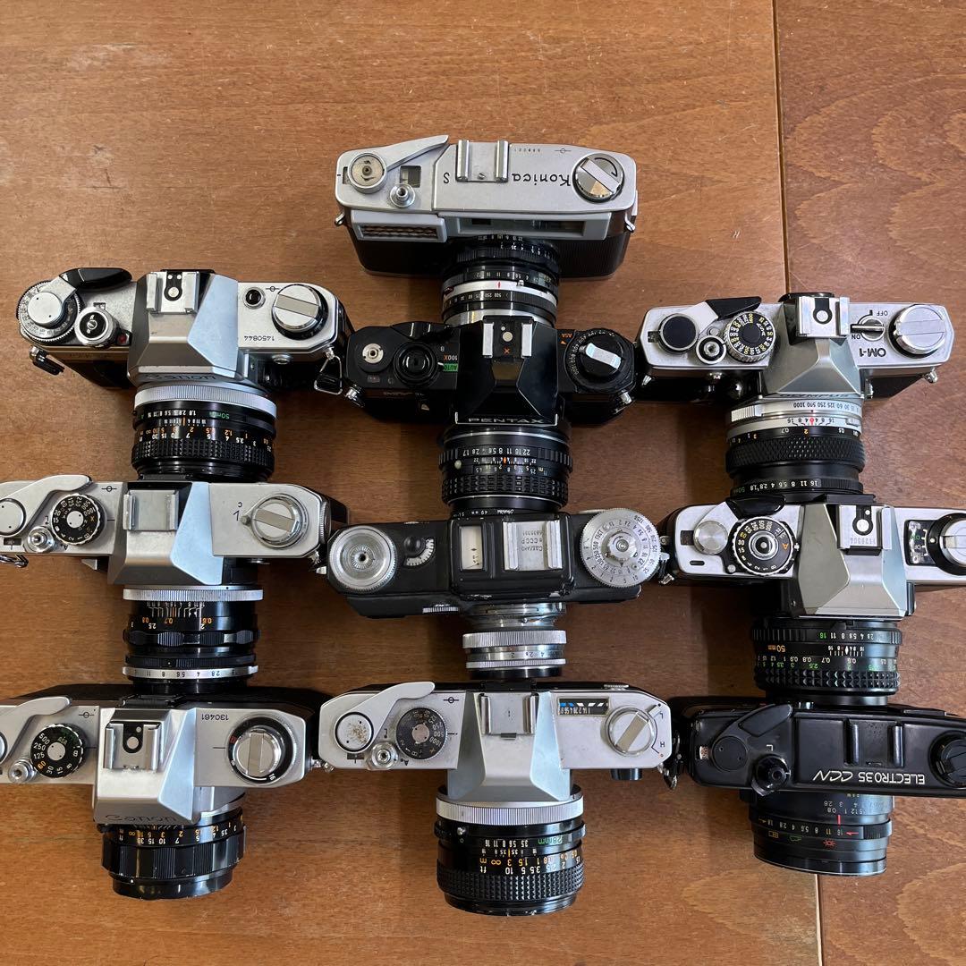 ジャンク　フィルムカメラ　一眼レフカメラ　10台