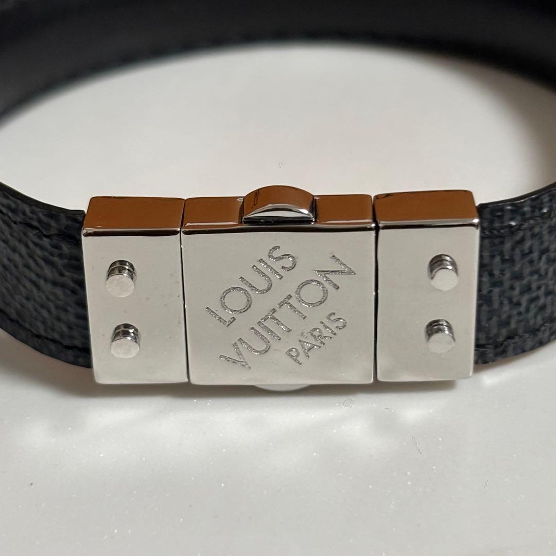 LOUIS VUITTON 新品同様品　モノグラムブレスレット　レザー極美品