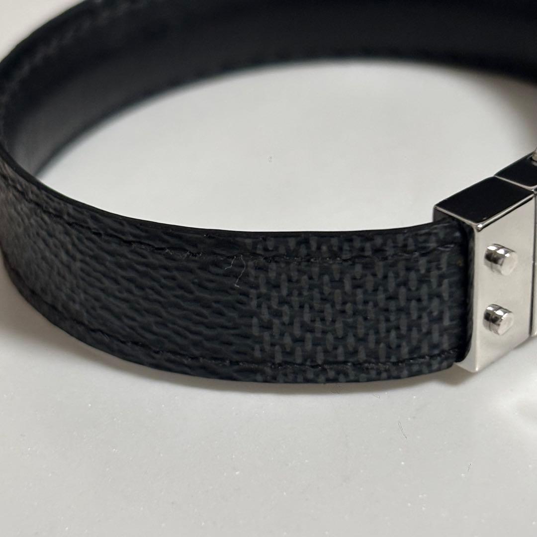 LOUIS VUITTON 新品同様品　モノグラムブレスレット　レザー極美品