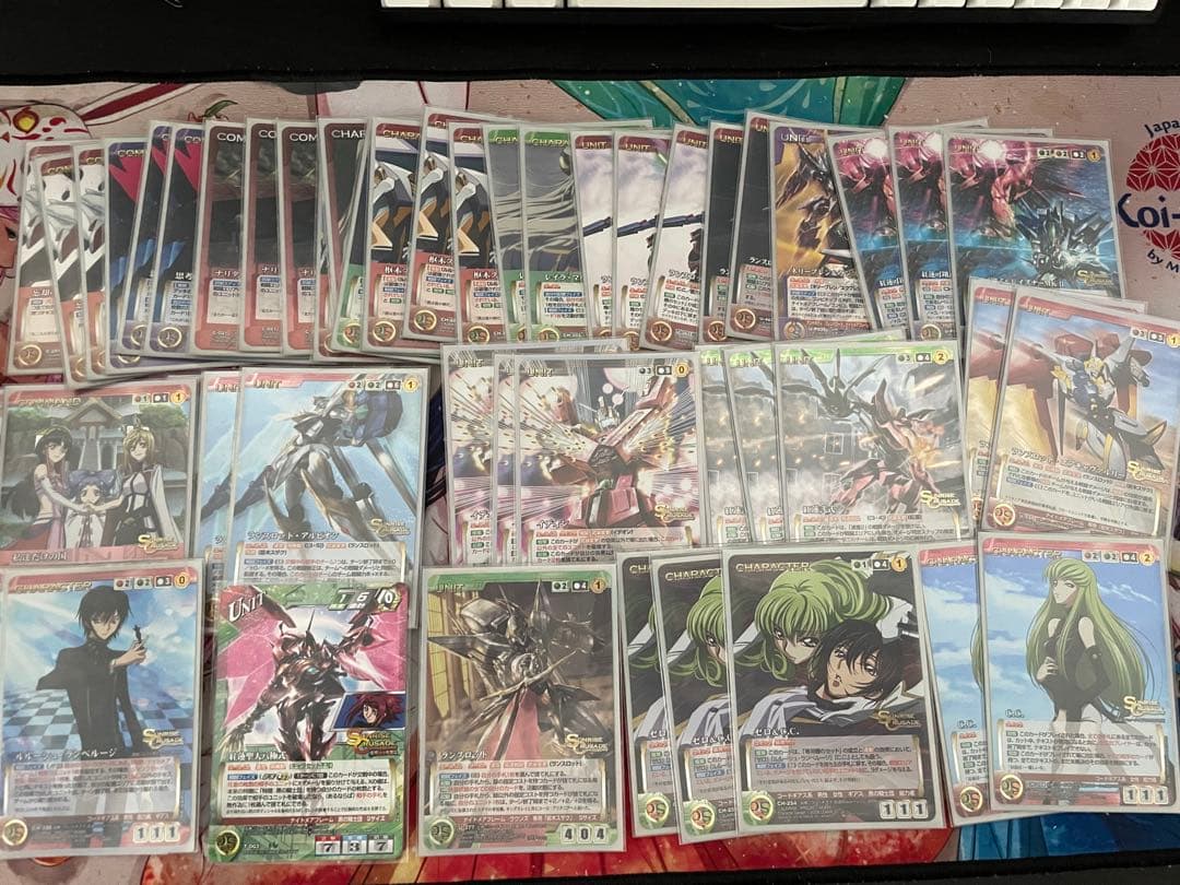 サンライズクルセイド、コードギアス、亡国のアキトデッキMPパーツ多数