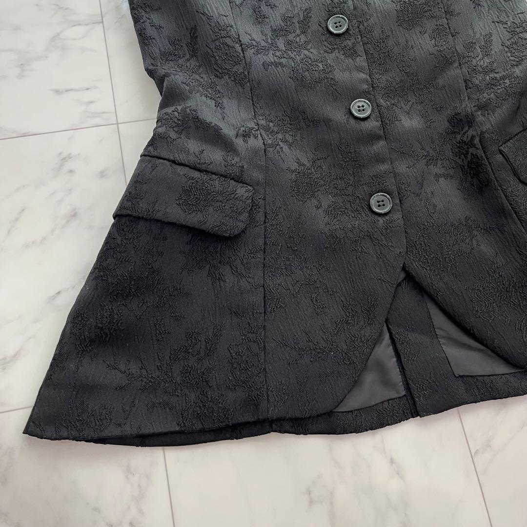 kana カナ　ジャガード セットアップ ヴィンテージライクパンツドレス M