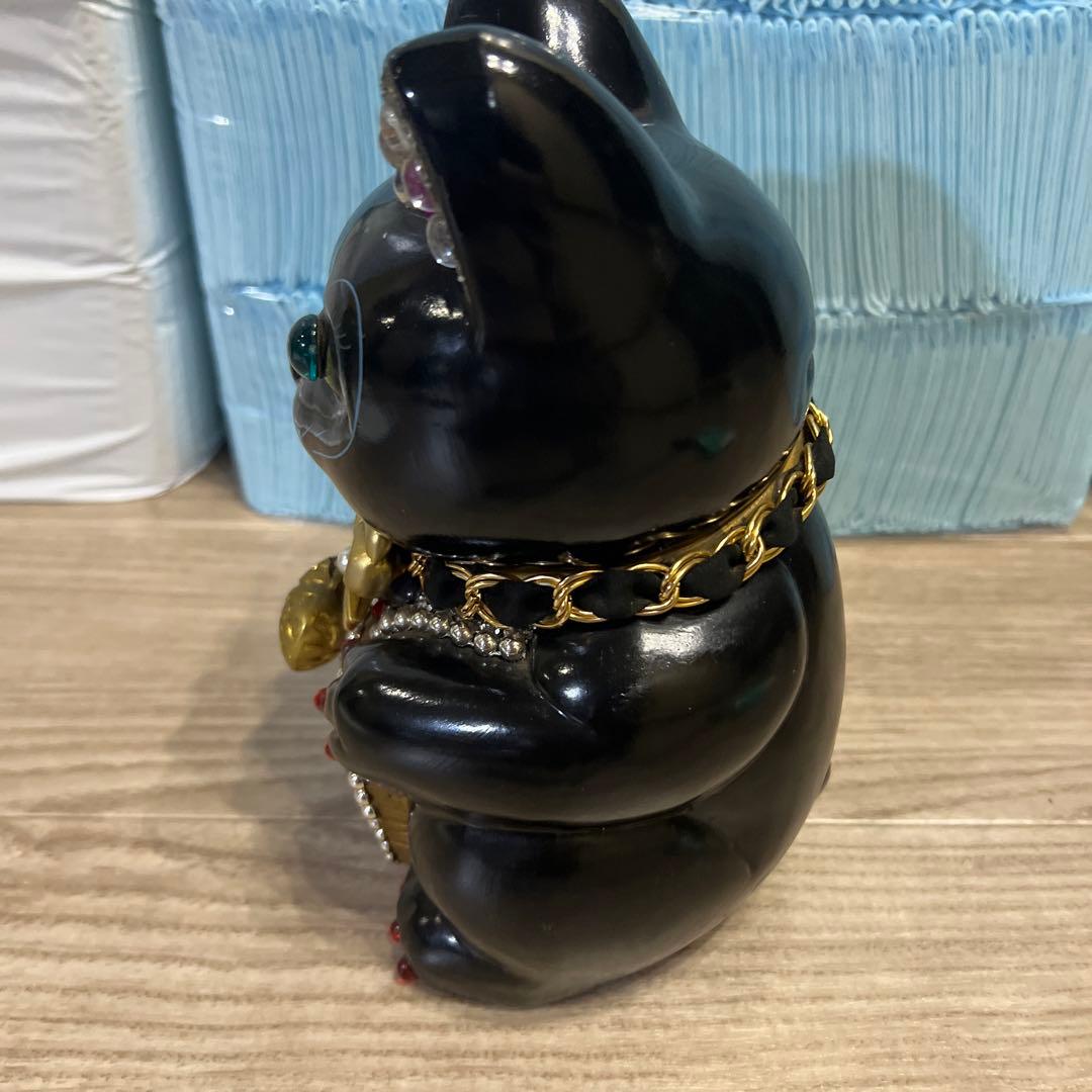 招き猫　まねきねこ　骨董品　アンティーク　ストーン　昭和　置物