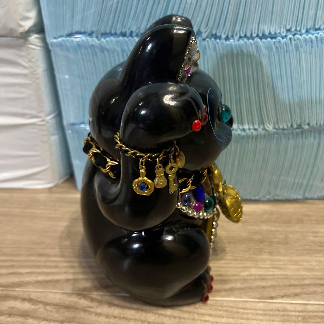 招き猫　まねきねこ　骨董品　アンティーク　ストーン　昭和　置物