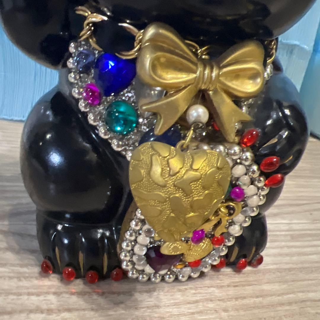 招き猫　まねきねこ　骨董品　アンティーク　ストーン　昭和　置物