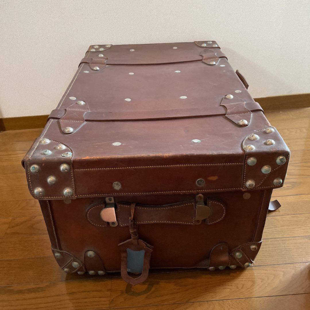 インテリア　オブジェ　アンティーク　トランクケース