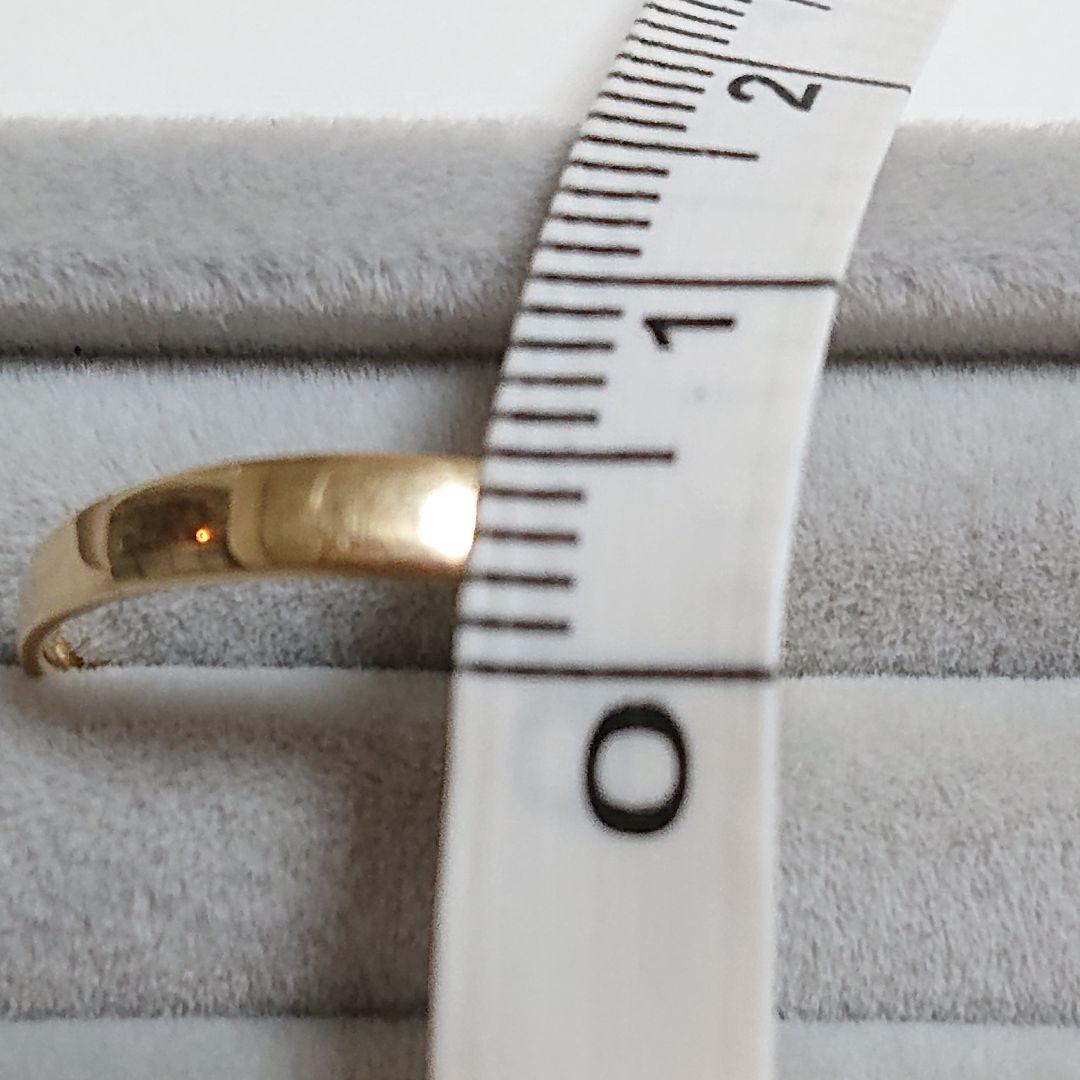 k18 シンプル イエローゴールド 地金 リング 指輪 14号 18金