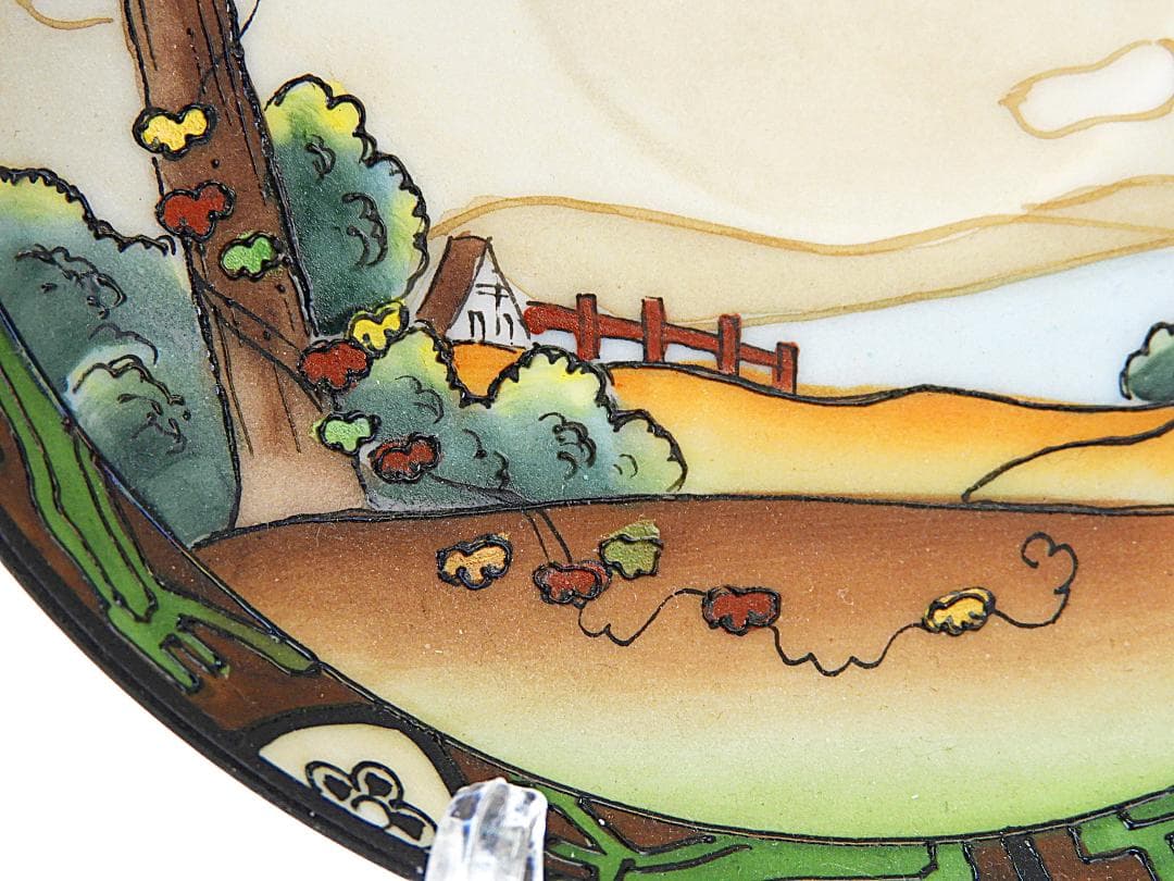 オールドノリタケ ウッドランド カップ ソーサー アンティーク