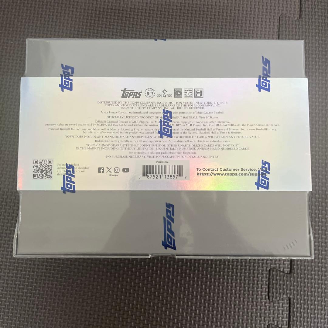 帽子 2025 Topps Sterling Baseball Hobby Box