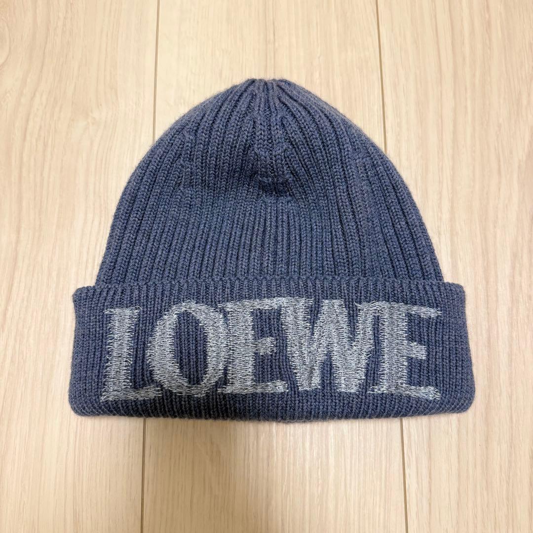 新品 LOEWE ビーニー ニット帽