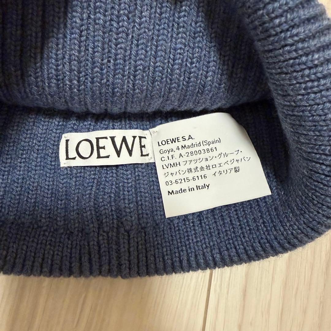新品 LOEWE ビーニー ニット帽