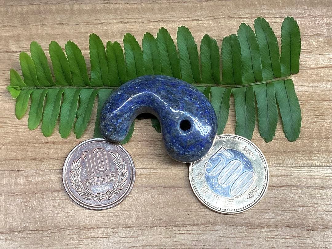 ✳限定1点‼️ 幸運招く　貴重ラピスラズリ勾玉　特大　鑑別書取得品